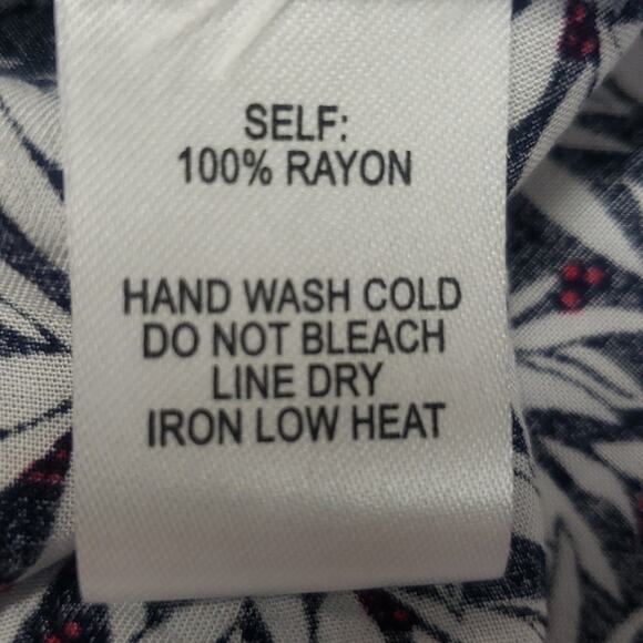 Lulu's Dondi Navy Blue and White Print Romper Women's Size Medium - Picture 12 of 14